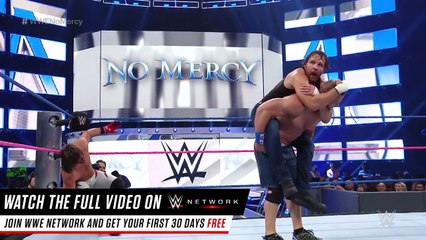 Télécharger la video: AJ Styles vs. John Cena vs. Dean Ambrose - WWE World Title Triple Threat Match: WWE No Mercy 2016