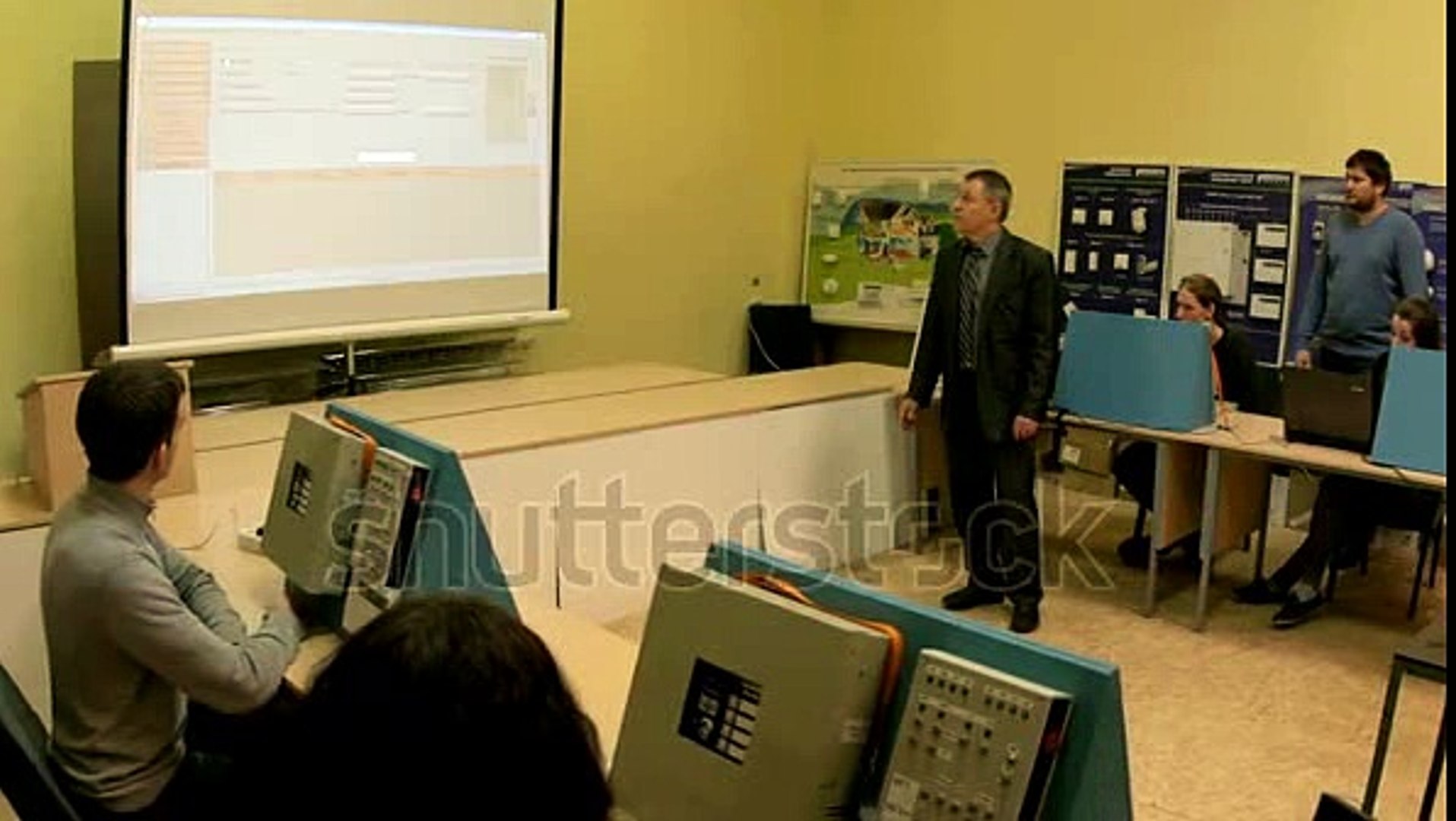 ⁣stock-footage-st-petersburg-russia-march-lecture-for-students-in-the-management-class-of-printed-cir