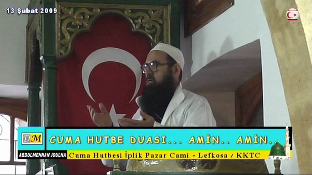 CUMA HUTBE DUASI.. AMİN..