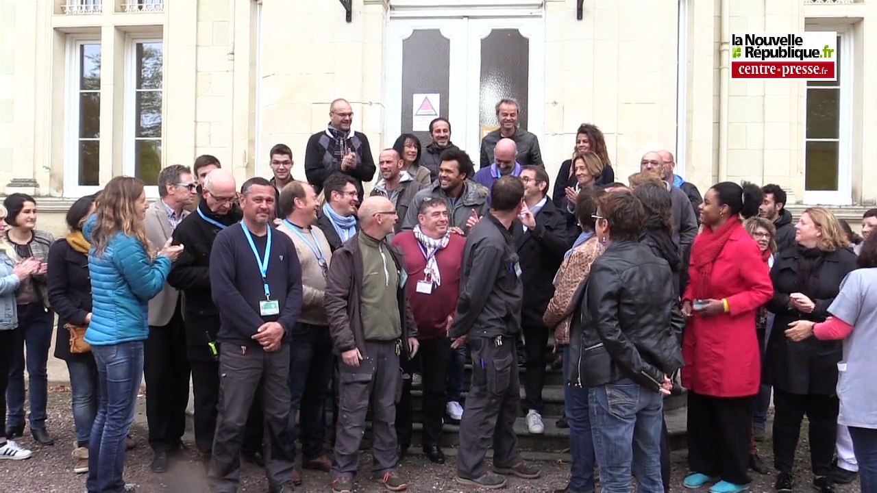 VIDEO. Poitiers. Jo-Wilfried Tsonga sur les traces de son passé au CREPS de Boivre