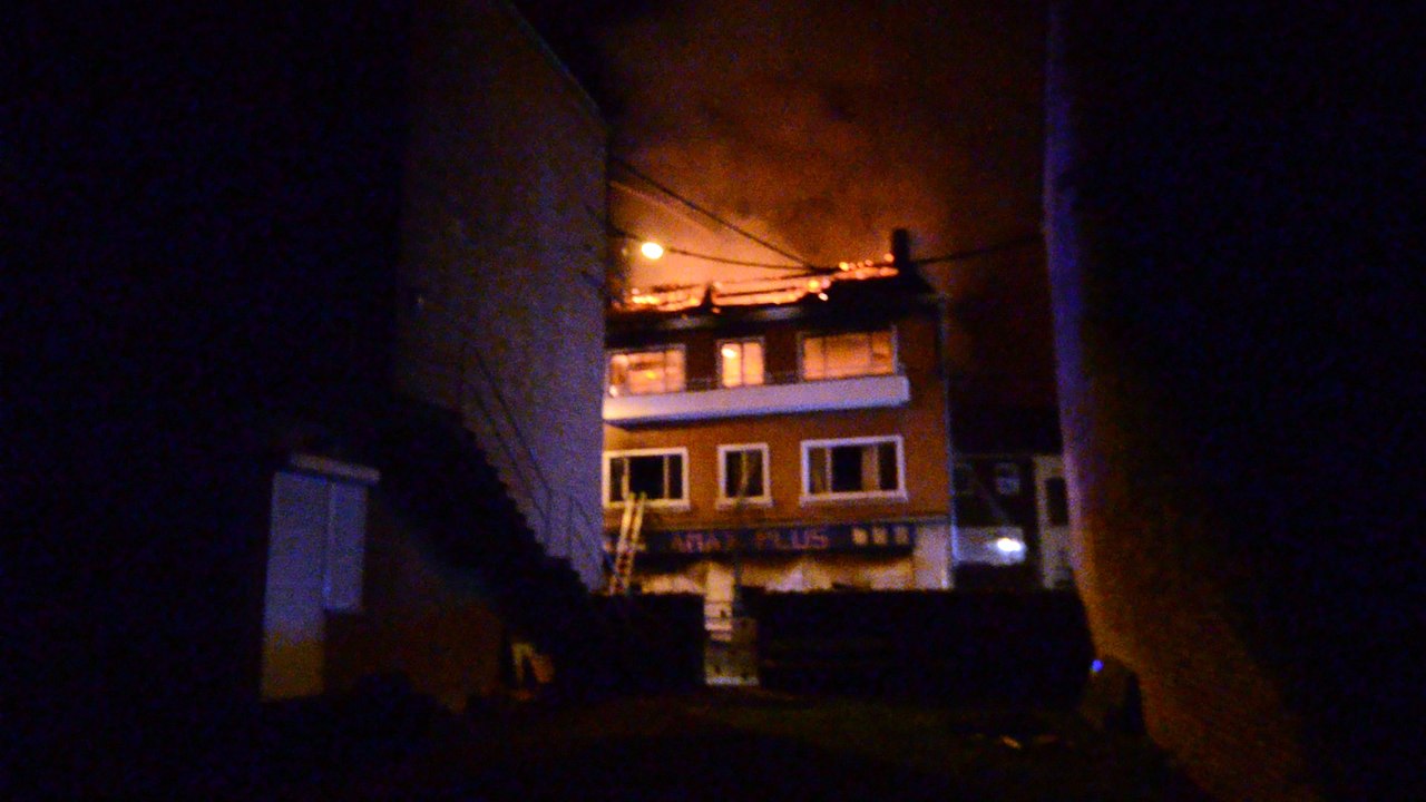 Incendie à Amay
