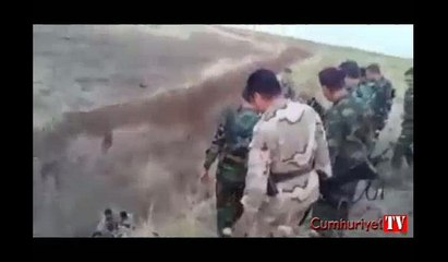 Peşmerge, IŞİD'li teröristleri kendi kazdıkları hendekte yakaladı