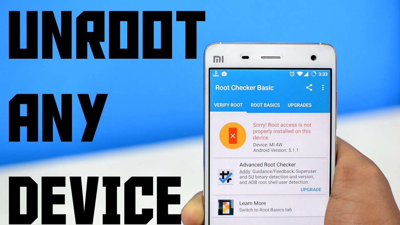 How to unroot any android device