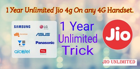 jio 4g 1 year unlimited