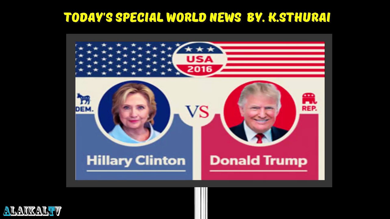 Today's Special World News. 20.10.16 - By. K.S.Thurai
