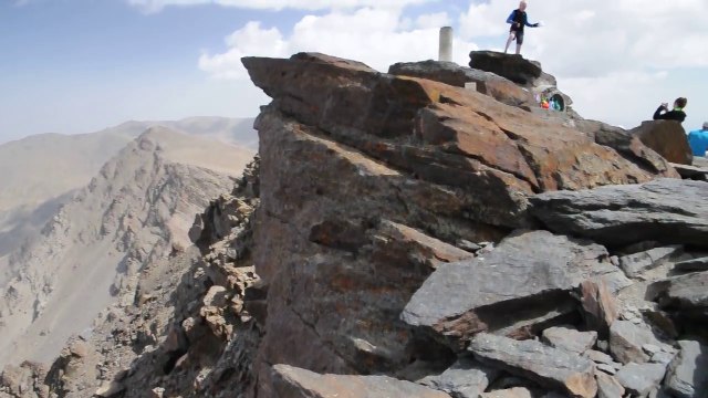 MART. 30-8-16- SALITA SUL MULHACEN (3479 METRI) IL MONTE PIU' ALTO DELLA SPAGNA CONTINENTALE NEL SECONDO GIORNO NEL PARCO DELLA SIERRA NEVADA.