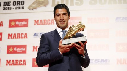 Lliurament Bota Or a Luis Suárez