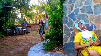 CryBaby Daddy  Bad Baby Ice Water Bucket Funny Real Life