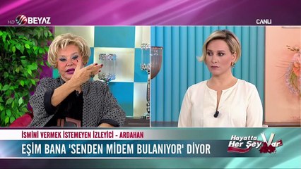 'Kocam bana 'senden midem bulanıyor' diyor'
