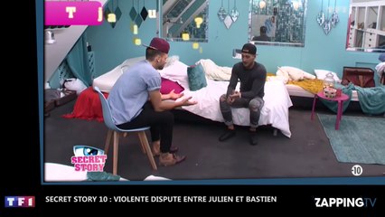 Secret Story 10 : Julien jaloux de Mélanie, il se dispute violemment avec Bastien (Vidéo)
