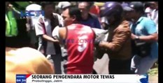 Tabrakan Beruntun, Seorang Pengendara Motor Tewas