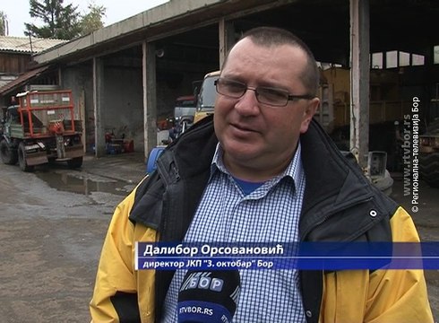 Komunalci spremni za zimu, 20. oktobar 2016. (RTV Bor)