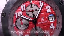 Swiss replica watches Audemars Piguet Royal Oak Offshore Ultimate Edition Rhone Fusterie on Bracelet A7750 sku0215