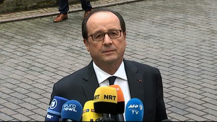 Déclaration à l'arrivée au Conseil européen