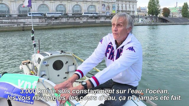 Premier Tour de France à la rame par Charles Hedrich