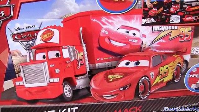 Drawing Disney Cars Mack Truck Hauler Klip Kitz Lightning McQueen Awesome Buildable Toys
