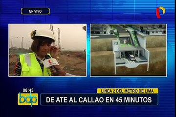 Línea 2 del Metro de Lima: continúan avances en Estación 24