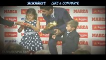 Los hijos de Luis Suárez entregaron la Bota de Oro a su 'papá' ◉ FC Barcelona ◉