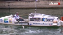 Charles Hedrich boucle le premier tour de France à la rame