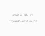 Basic HTML & CSS Part-1