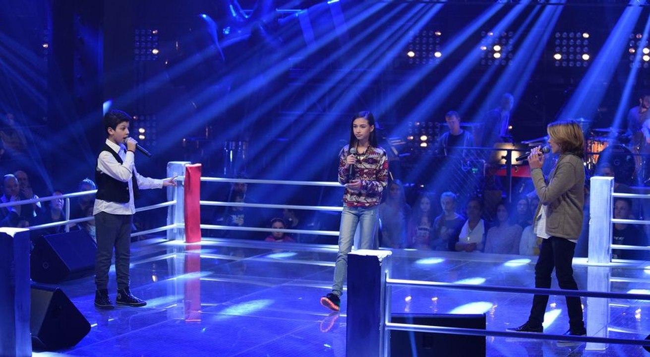 Matteo vs claudia vs matteo markus: the prayer - the voice kids | battle | sat.1
