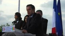 Nicolas Sarkozy à l'Ambassade de France de Dakar