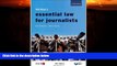 FREE DOWNLOAD  McNae s Essential Law for Journalists  DOWNLOAD ONLINE