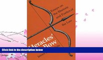 READ book  Heracles  Bow: Essays On The Rhetoric   Poetics Of The Law (Rhetoric of the Human