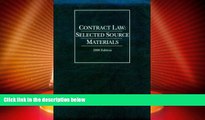Big Deals  Contract Law: Selected Source Materials (Statutory Supplement)  Best Seller Books Best