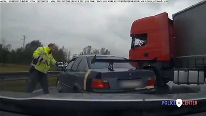 Une course-poursuite entre la police et un chauffard !