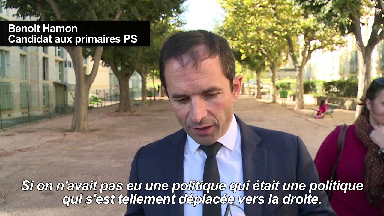 Déplacement de Benoit Hamon à Marseille