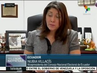 Ecuador abre inscripción de candidatos para las elecciones generales