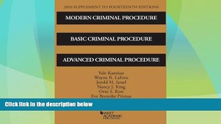 Big Deals  Modern Criminal Procedure, Basic Criminal Procedure, and Advanced Criminal Procedure