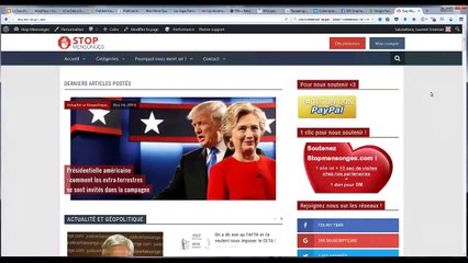 Revue d'actualité de la semaine Stopmensonges 1/4
