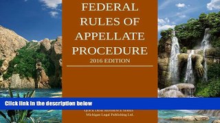 Books to Read  Federal Rules of Appellate Procedure; 2016 Edition  Best Seller Books Best Seller