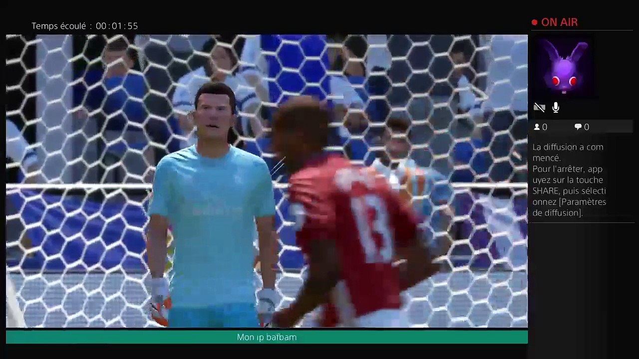 Diffusion PS4 en direct de fifa 17 Alex hunter (10)