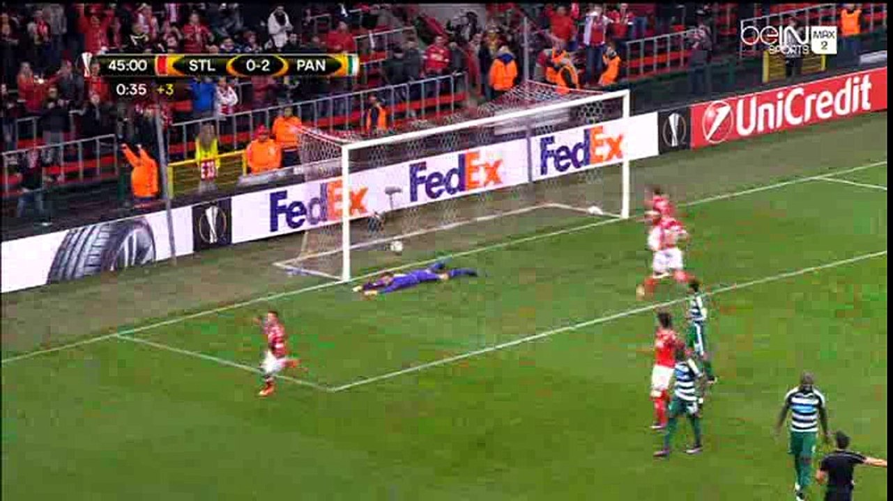 Edmilson Junior Goal HD - St. Liege 1-2 Panathinaikos - 20-10-2016