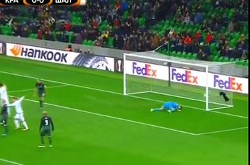 Goal Konoplyanka . Krasnodar 0 - 1 Schalke