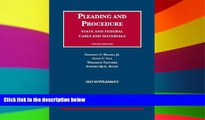 Must Have  Hazard, Tait, Fletcher, and Bundy s Cases and Materials on Pleading and Procedure,