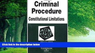 Big Deals  Criminal Procedure: Constitutional Limitations in a Nutshell  Best Seller Books Best