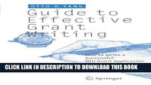 [BOOK] PDF Guide to Effective Grant Writing: How to Write a Successful NIH Grant Application New