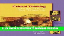 [BOOK] PDF Critical Thinking: Learn the Tools the Best Thinkers Use, Concise Edition New BEST SELLER