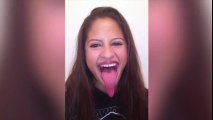 La exhibición viral de la lengua más larga del mundo