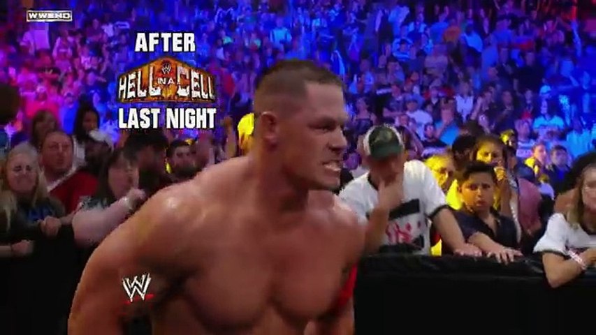 Arrests are made during the chaotic aftermath of the WWE Triple Threat Match  Hell in a Cell 2011