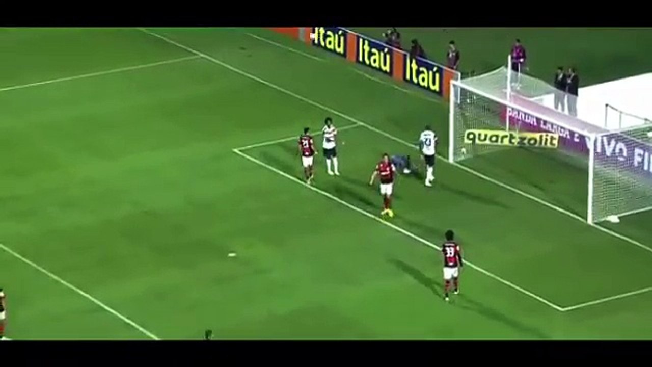 Gol de Marcelo Cirino - Flamengo 3 x 0 Santa Cruz