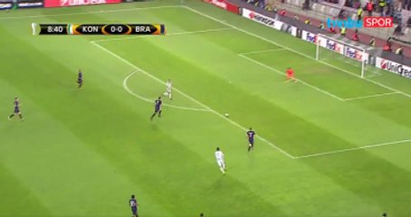 Deni Milosevic, Atiker Konyaspor'un Avrupa Kupaları'ndaki İlk Golünü Attı