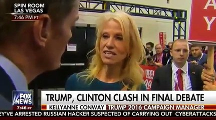 Kellyanne Conway Reacts to Final Debate Between Trump and Clinton - 10_19_16