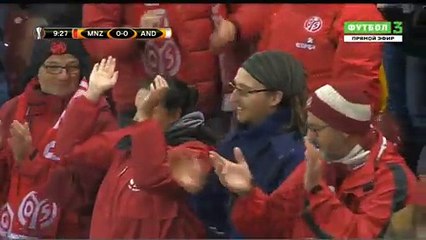 Malli Y. Penalty Goal - Mainz 05 1-0 Anderlecht - 20.10.2016 HD