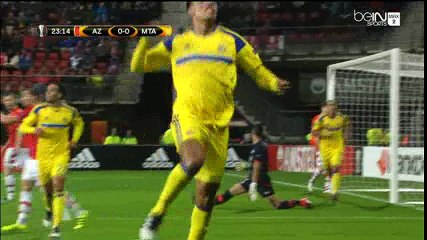 Ezequiel Scarione Goal HD - AZ Alkmaar 0-1 Maccabi Tel Aviv - 20-10-2016