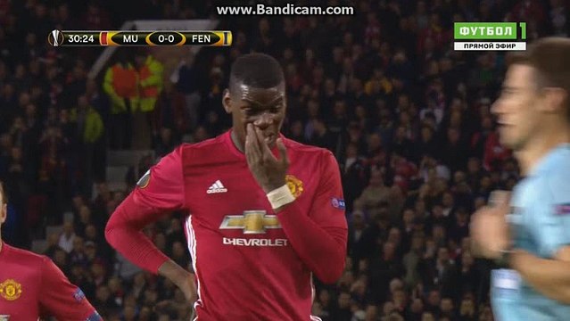 Paul Pogba Goal 1-0 Manchester United vs Fenerbahce